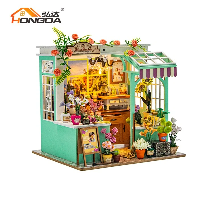 Garden Theme Diy Dollhouse Kit